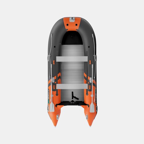Надувная лодка GLADIATOR C420AL оранжево-темносерый