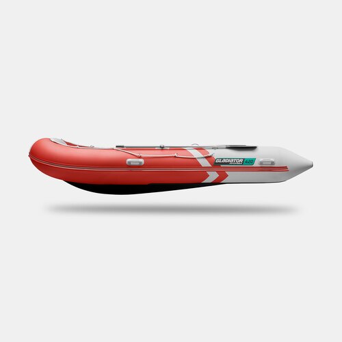 Надувная лодка GLADIATOR B420 красно-белый