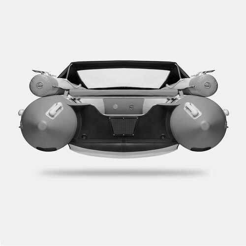 Надувная лодка GLADIATOR E380X светло-темносерый