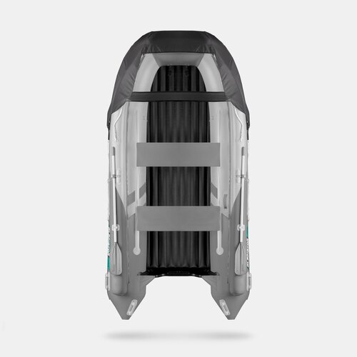 Надувная лодка GLADIATOR E380X светло-темносерый