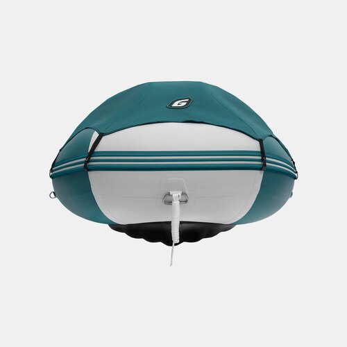 Надувная лодка GLADIATOR E380PRO морской зеленый-белый