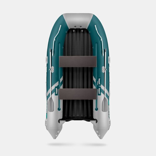 Надувная лодка GLADIATOR E420S морской зеленый-белый