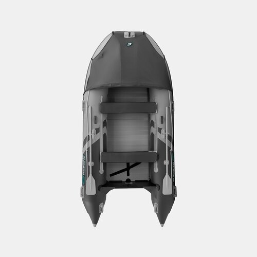 Надувная лодка GLADIATOR C370AL светло-темносерый