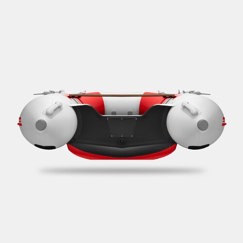 Надувная лодка GLADIATOR E350S красно-белый