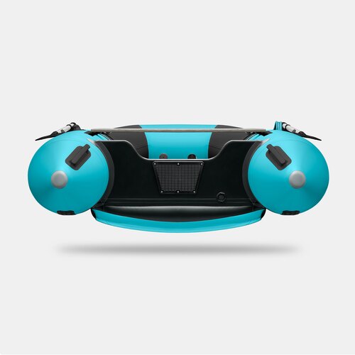 Надувная лодка GLADIATOR E300SL черно-бирюзовый