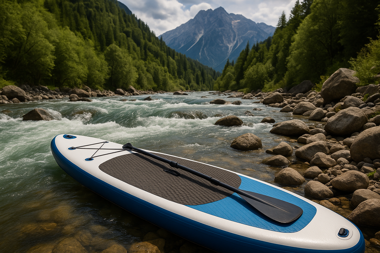 Как организовать SUP-поход по горной реке